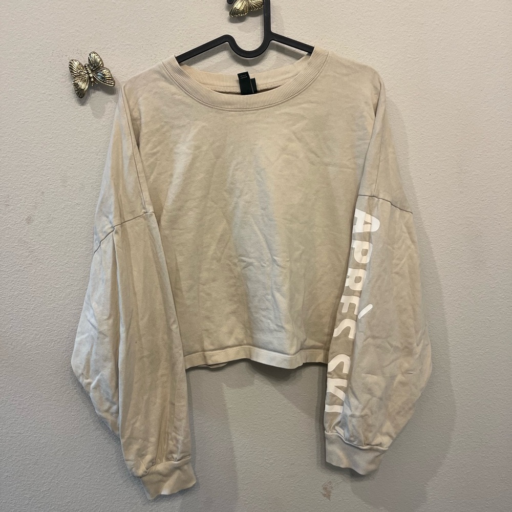 Wild Fable Cream Crop Top
